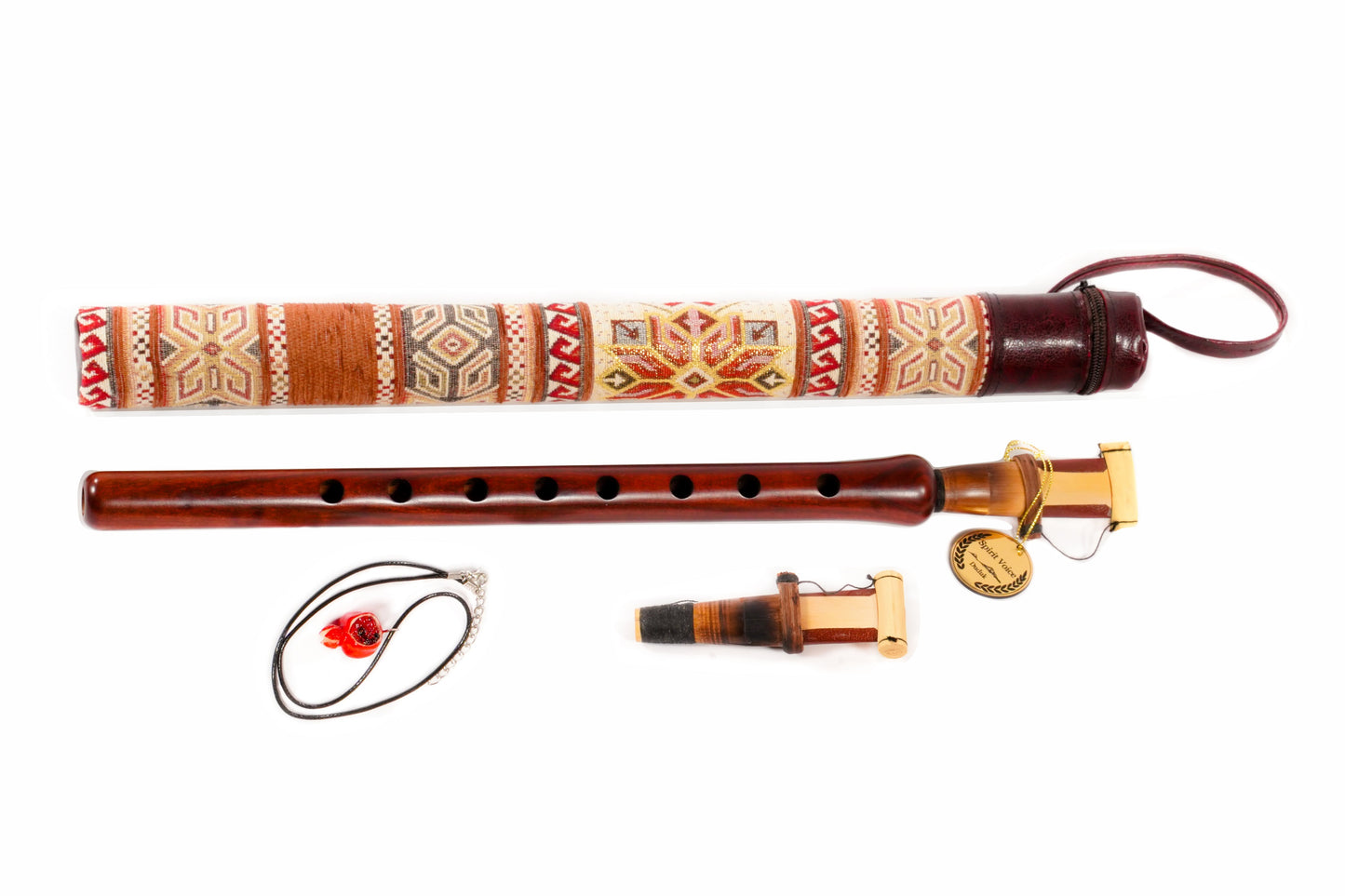 Հայկական երաժշտական ​​գործիք դուդուկ սկսնակների համար՝ 2 եղեգով և պատյանով